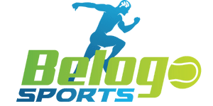 Das Bild zeigt das BelogoSports-Logo. Es zeigt „Belog“ in Grün mit einem Tennisball, der den Buchstaben „o“ bildet, darunter „SPORTS“ in Blau und über dem Text eine Illustration einer laufenden Person, die von Blau nach Grün verblasst. Das Design verkörpert sowohl dynamische Energie als auch praktische Wettstrategie.